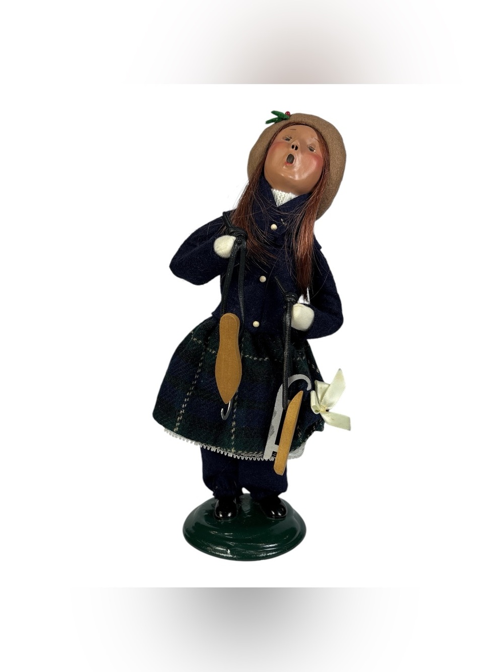 Byers' Choice 1999 Carolers Girl w/ Ice Skates Christmas Limited Edition 10/100